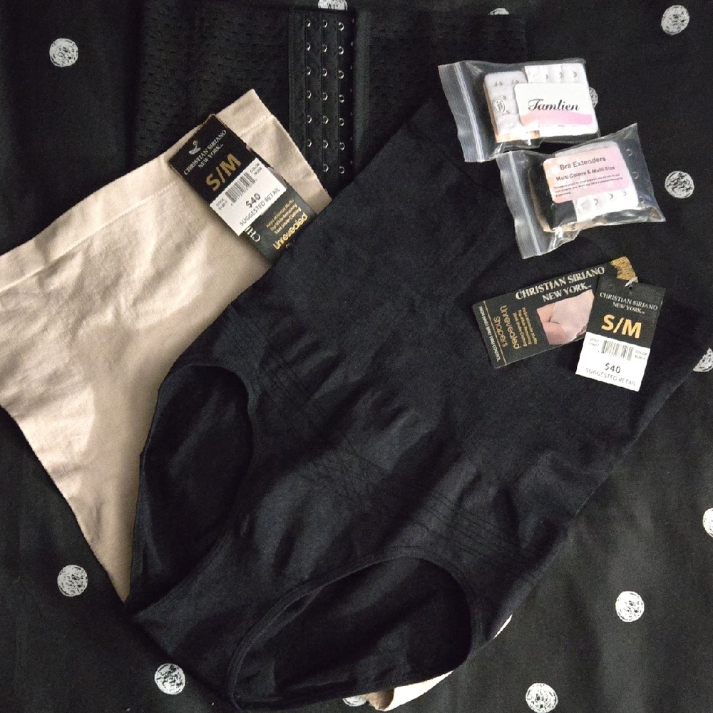 Bundle Of Christian Siriano Cream And Black Shapewear